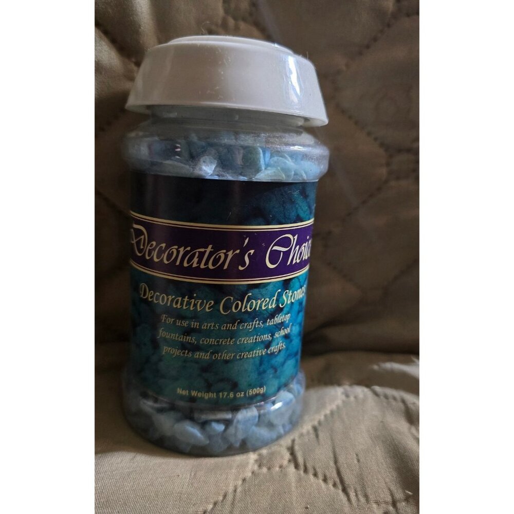 Decorative Colored Stones For Crafts 17.6 oz New